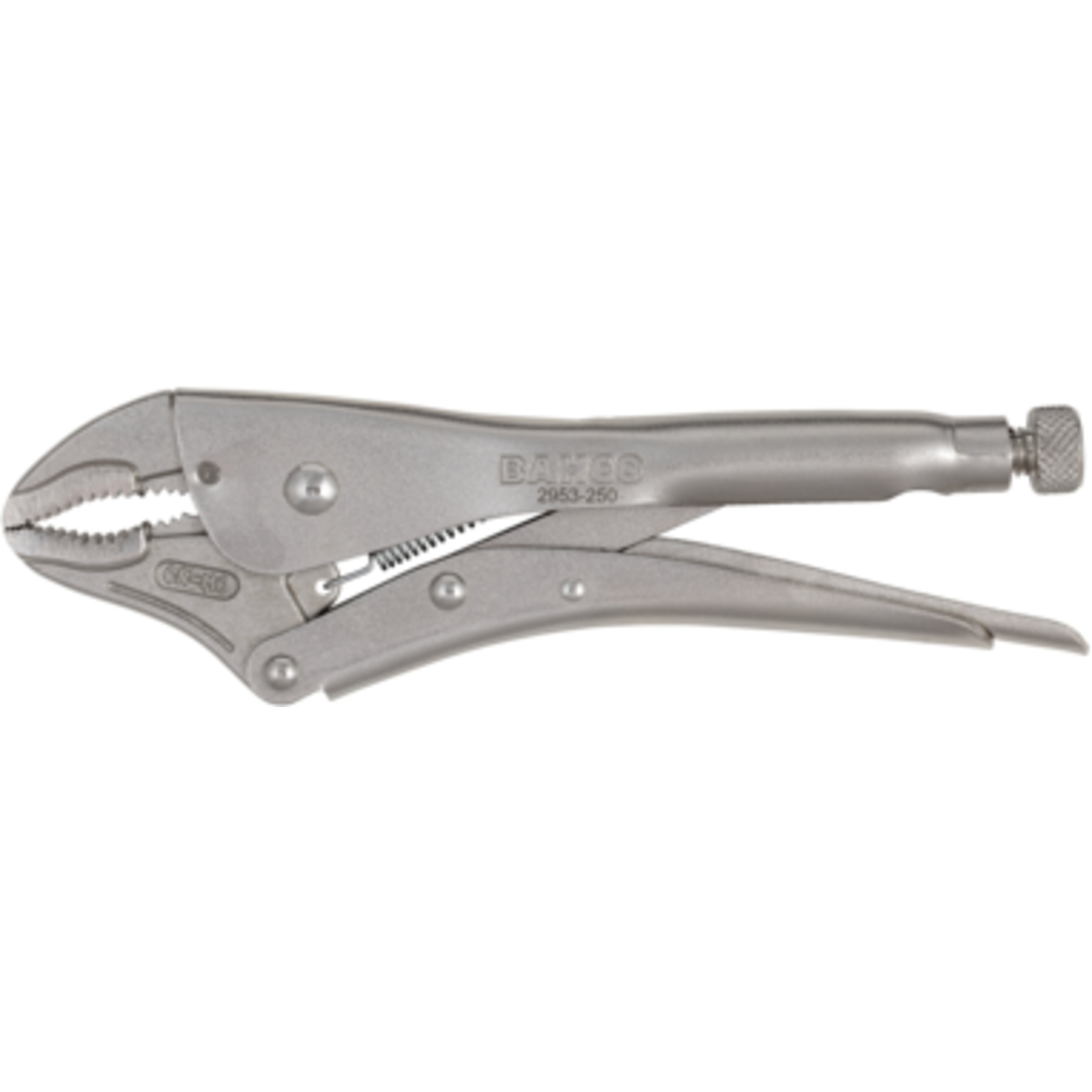 Pince-étau à bec coudé 140 mm multi-fonctions finition chromée BAHCO - 2953-140