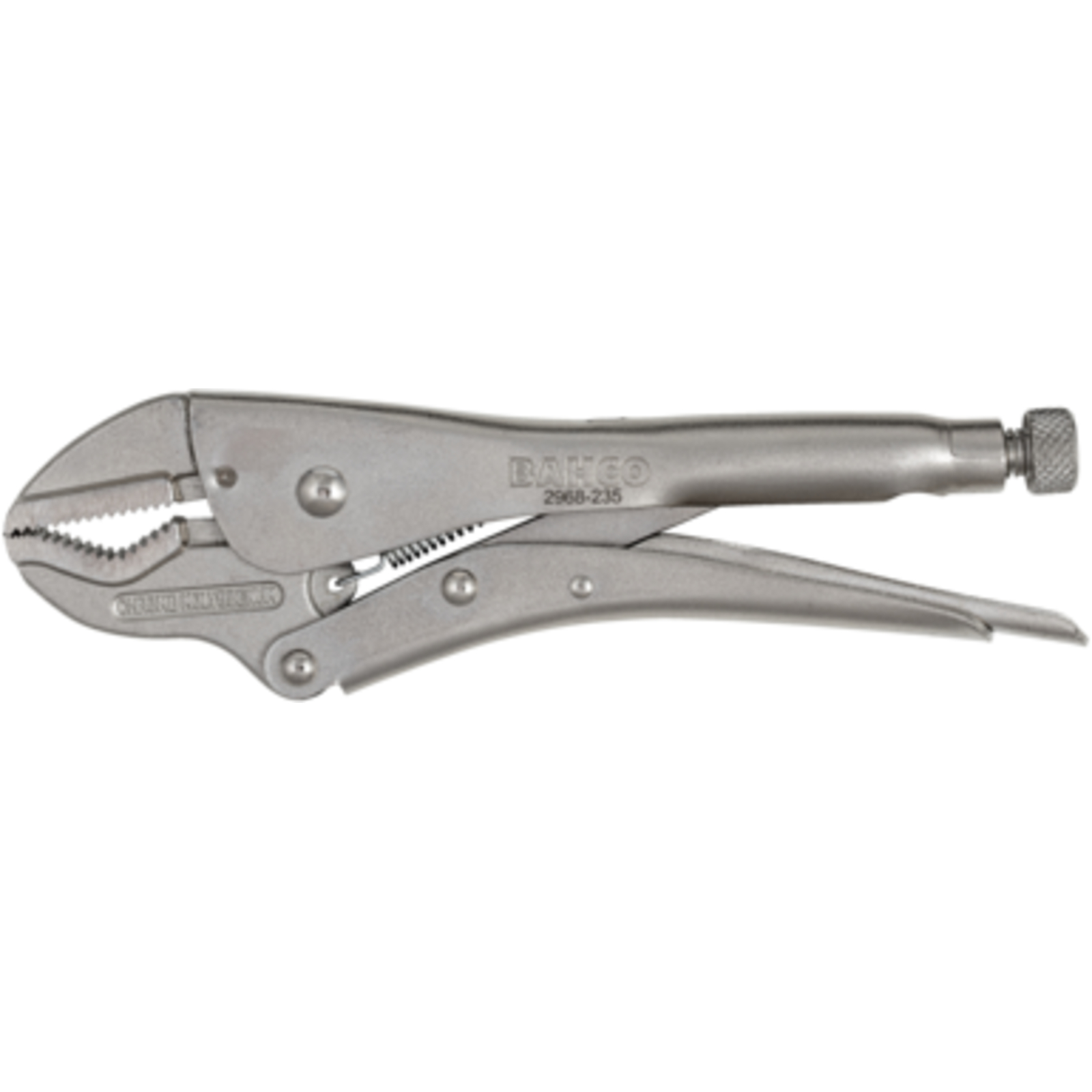 Pince coupe-fil mâchoires plates 235 mm bec droit avec écrou réglable BAHCO - 2968-235