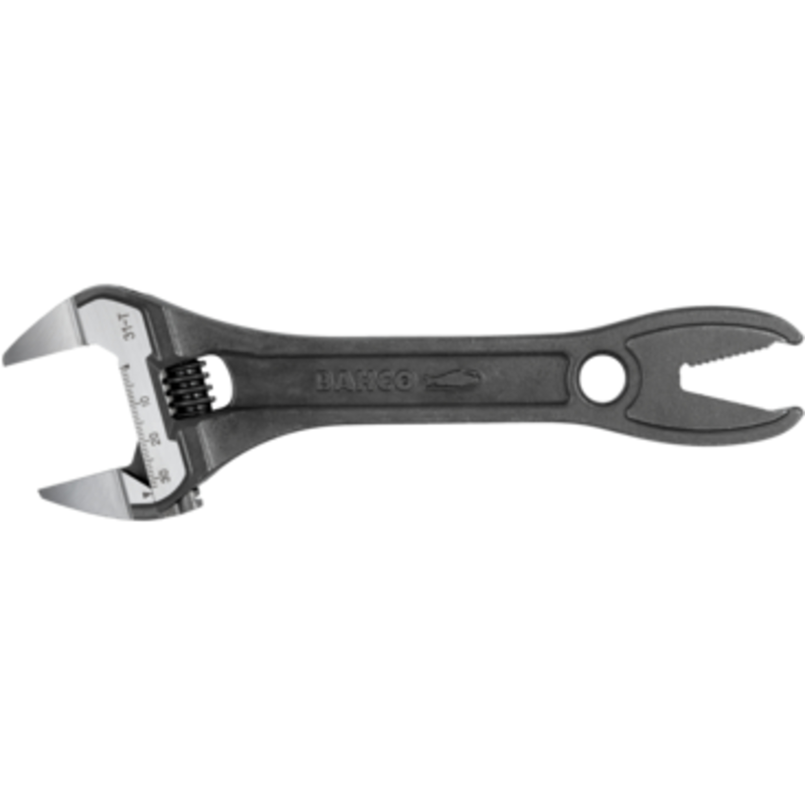 Clé à molette petite ouverture mors striés 209 mm finition phosphatée BAHCO - 31-T