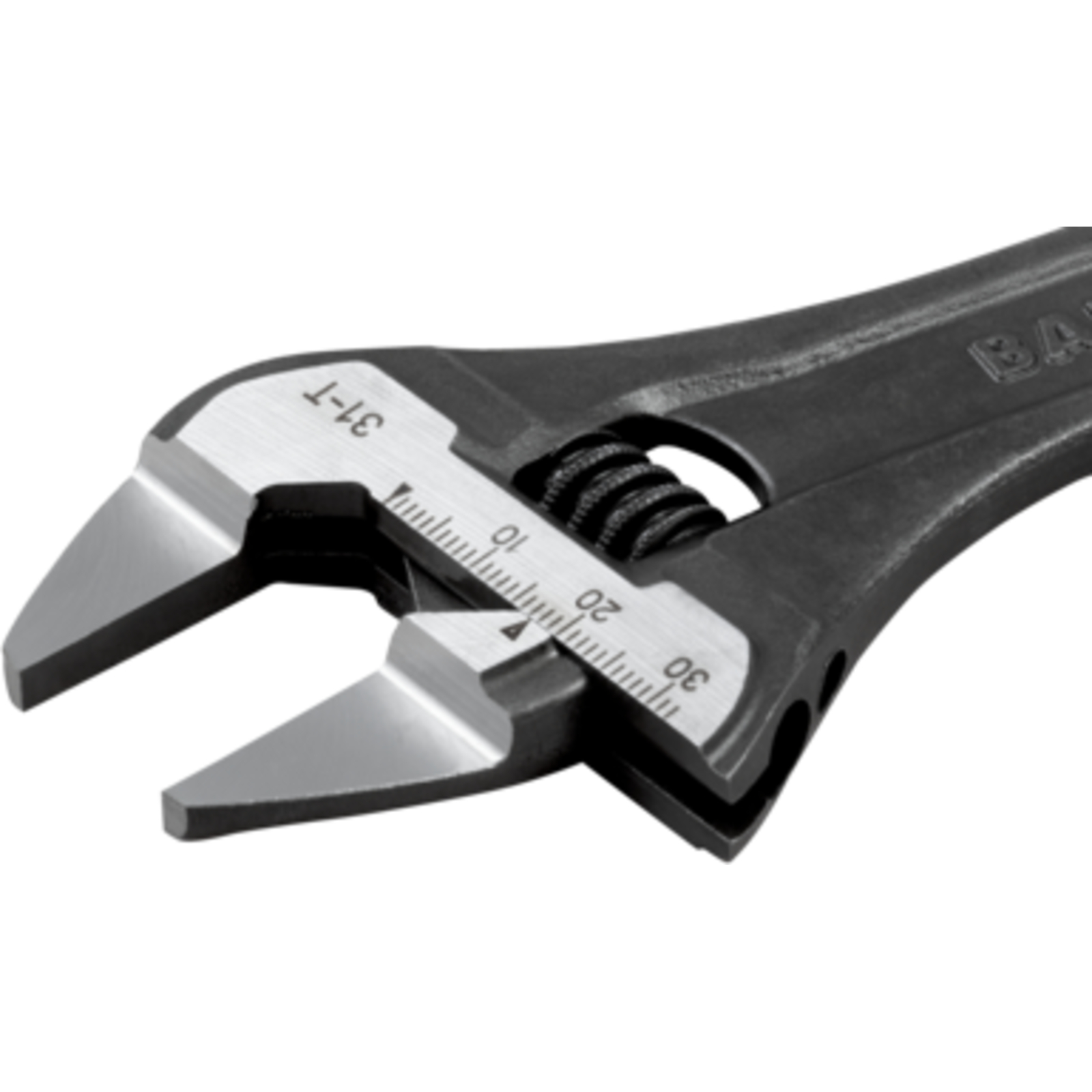 Clé à molette petite ouverture mors striés 209 mm finition phosphatée BAHCO - 31-T