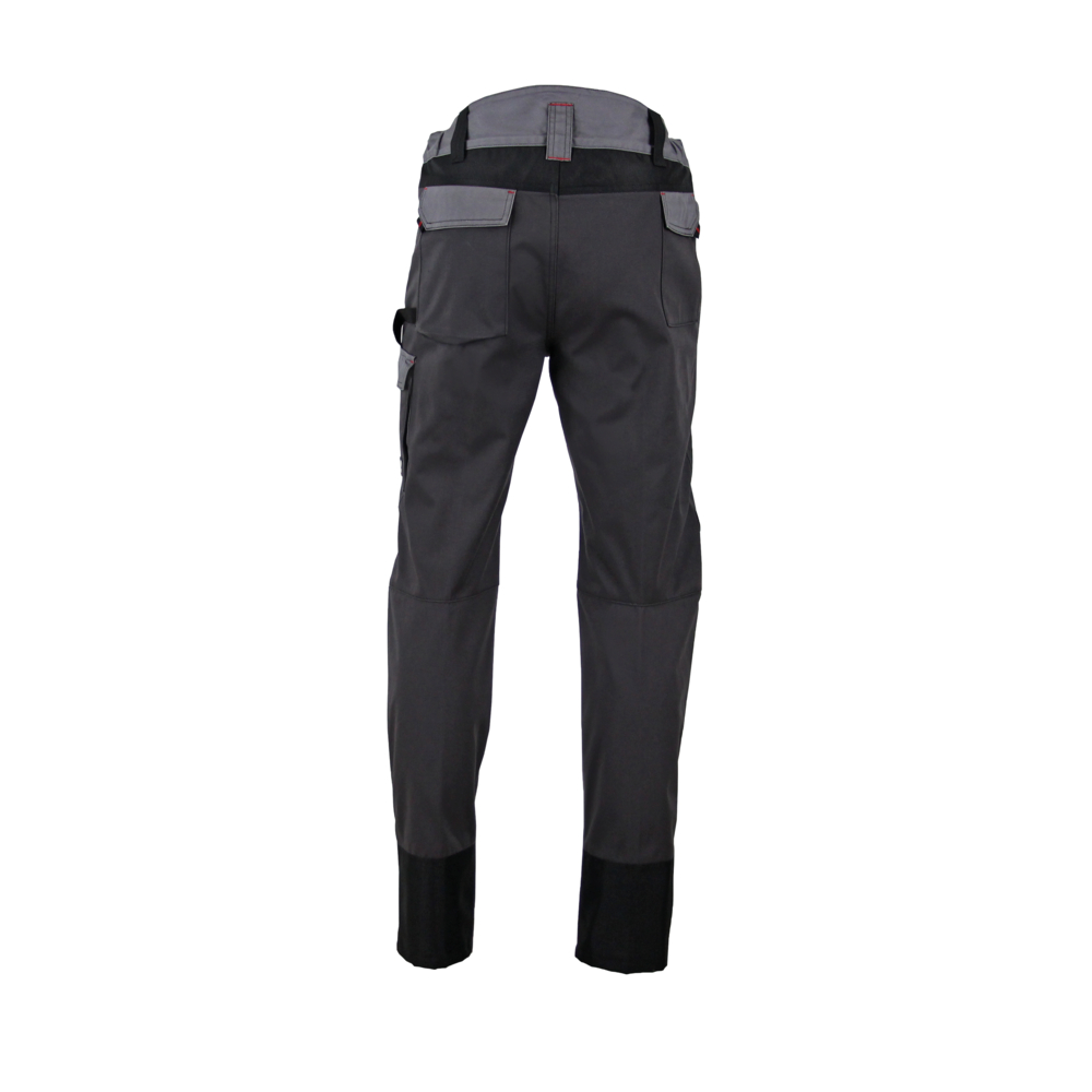 Pantalon doublé polaire poches genoux BANQUISE GRIS CHARCOAL NOIR - LMA LEBEURRE - 1758