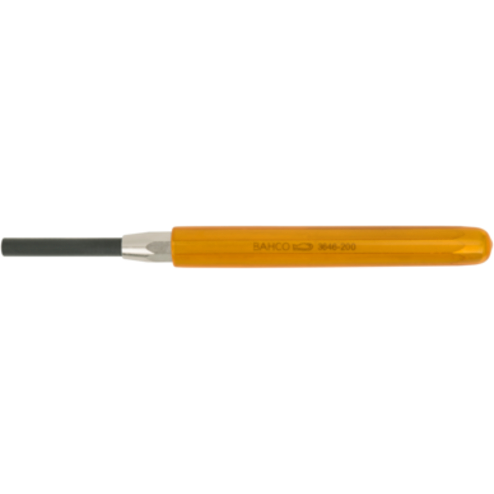 Chasse-goupilles 8 mm corps octogonal pointe meulée avec protecteur main BAHCO - 3646-200