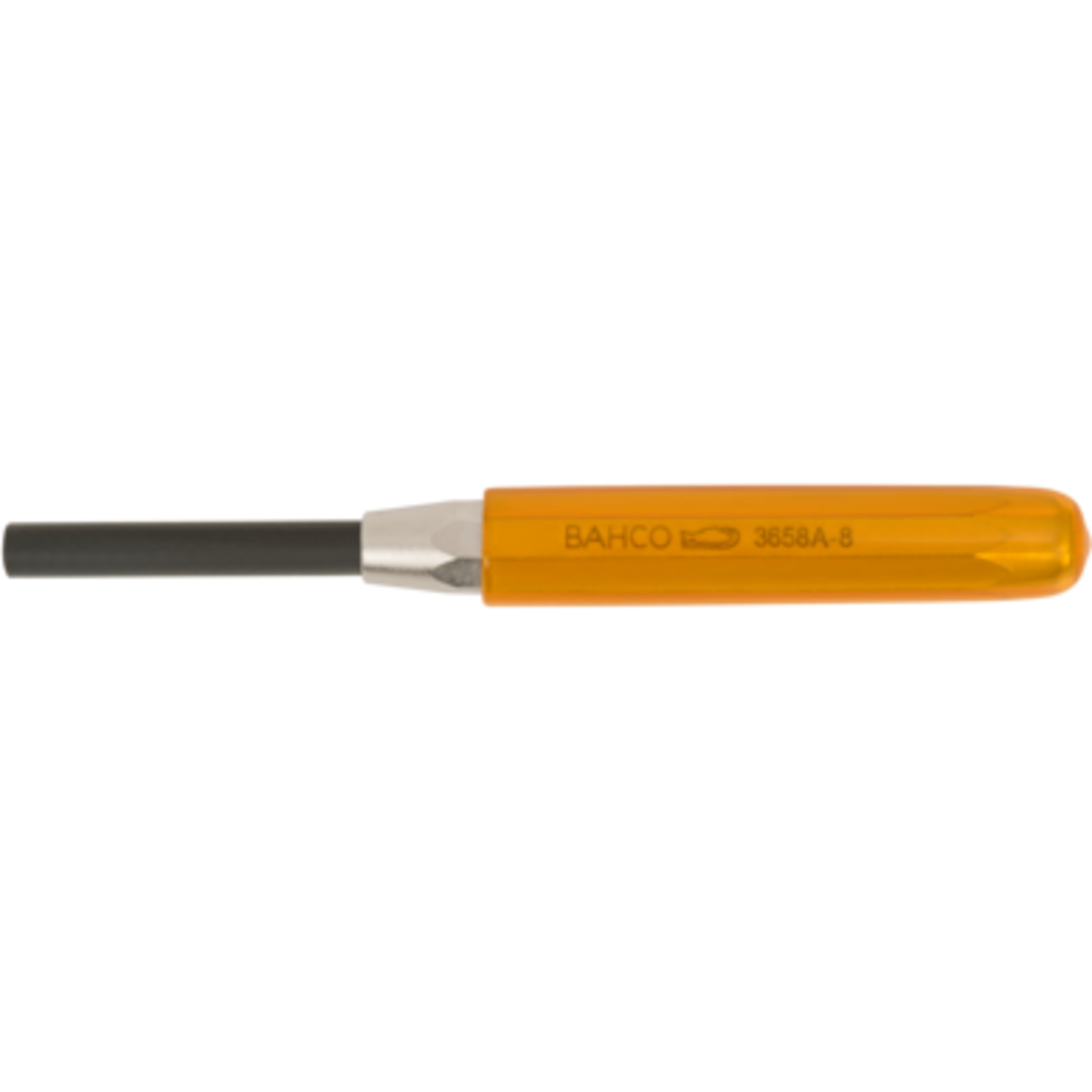 Chasse-goupilles gainé 8 mm corps octogonal avec protecteur main 150 mm BAHCO - 3658A-8