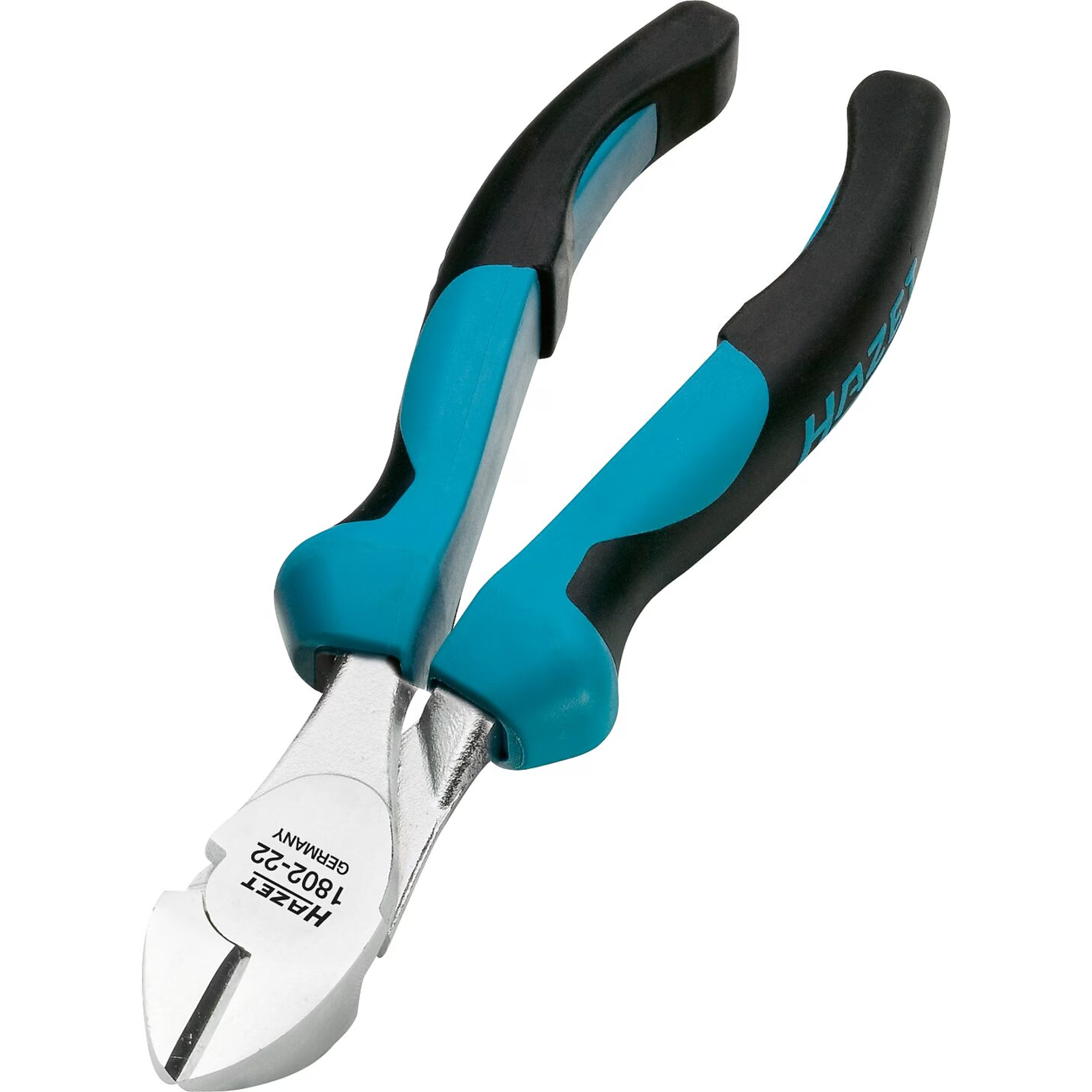 Pince coupante diagonale 160 mm manches bimatières bleu/noir HAZET - 1802-11