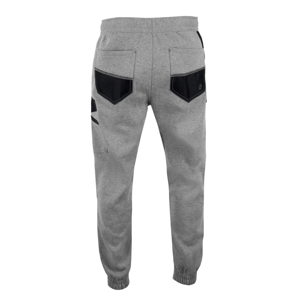 Pantalon molleton CRYPTO GRIS NOIR - LMA LEBEURRE - 1782