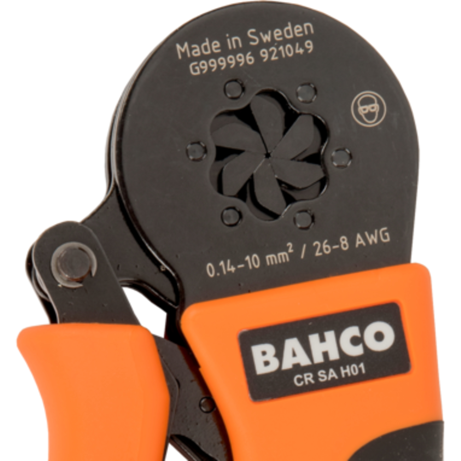 Pince à sertir profil hexagonal 0,14-16 mm² AWG 26-6 ajustement automatique BAHCO - CR SA H16