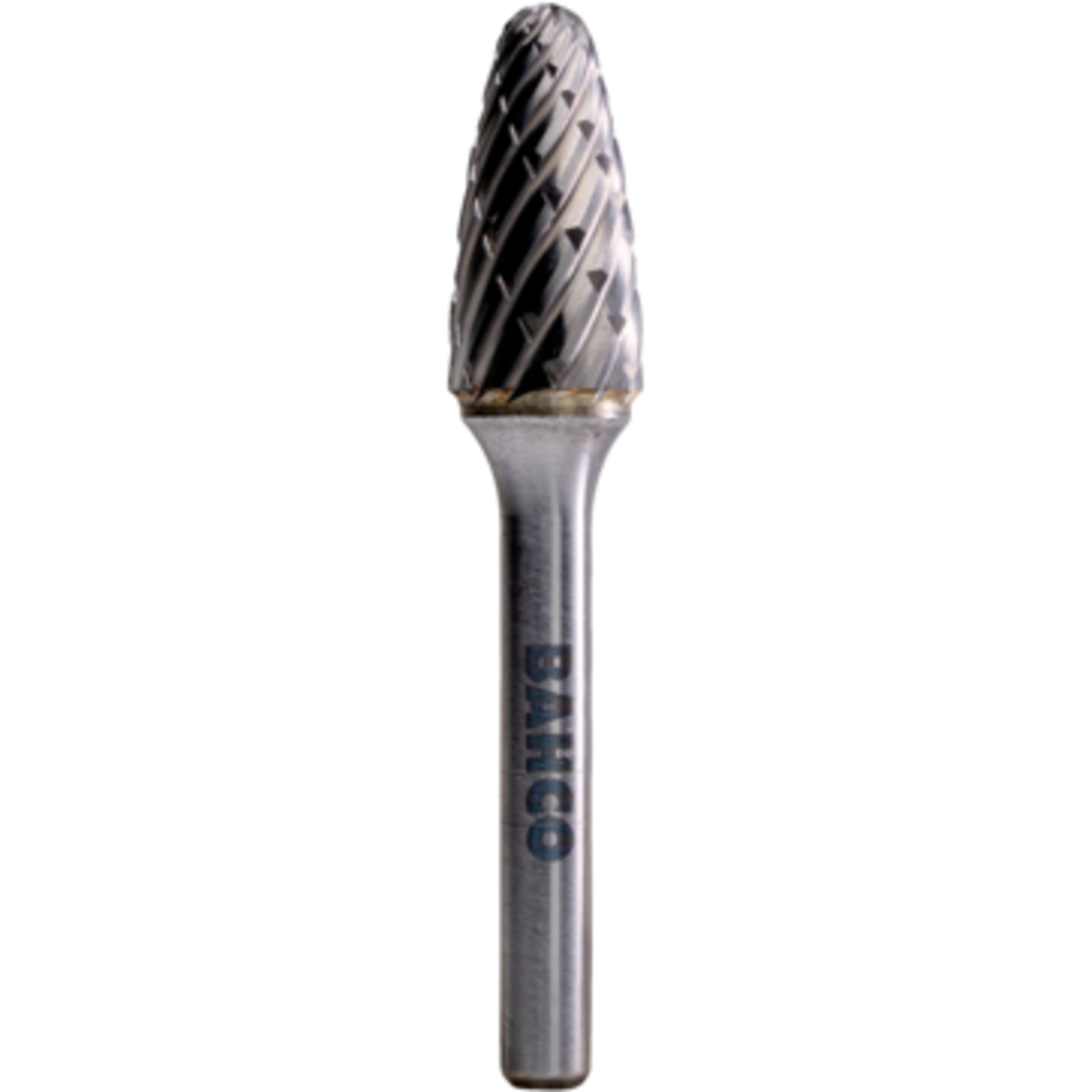 Fraise lime ogive bout rond carbure tungstène 12,7 x 25 mm acier 12/6 dents 6 mm BAHCO - F1225S06