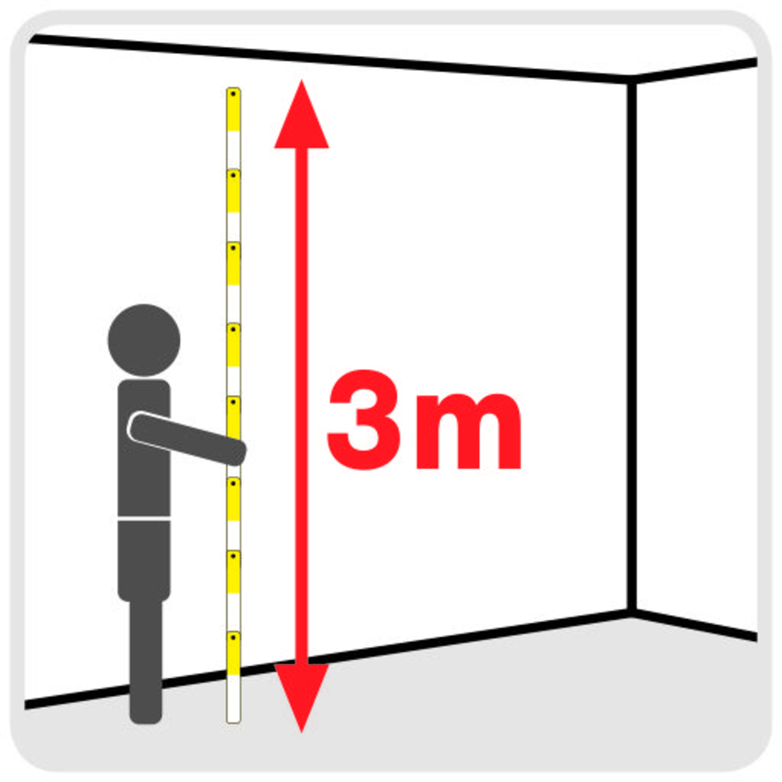3 Mètres – Fibre De Verre METRICA - 18080
