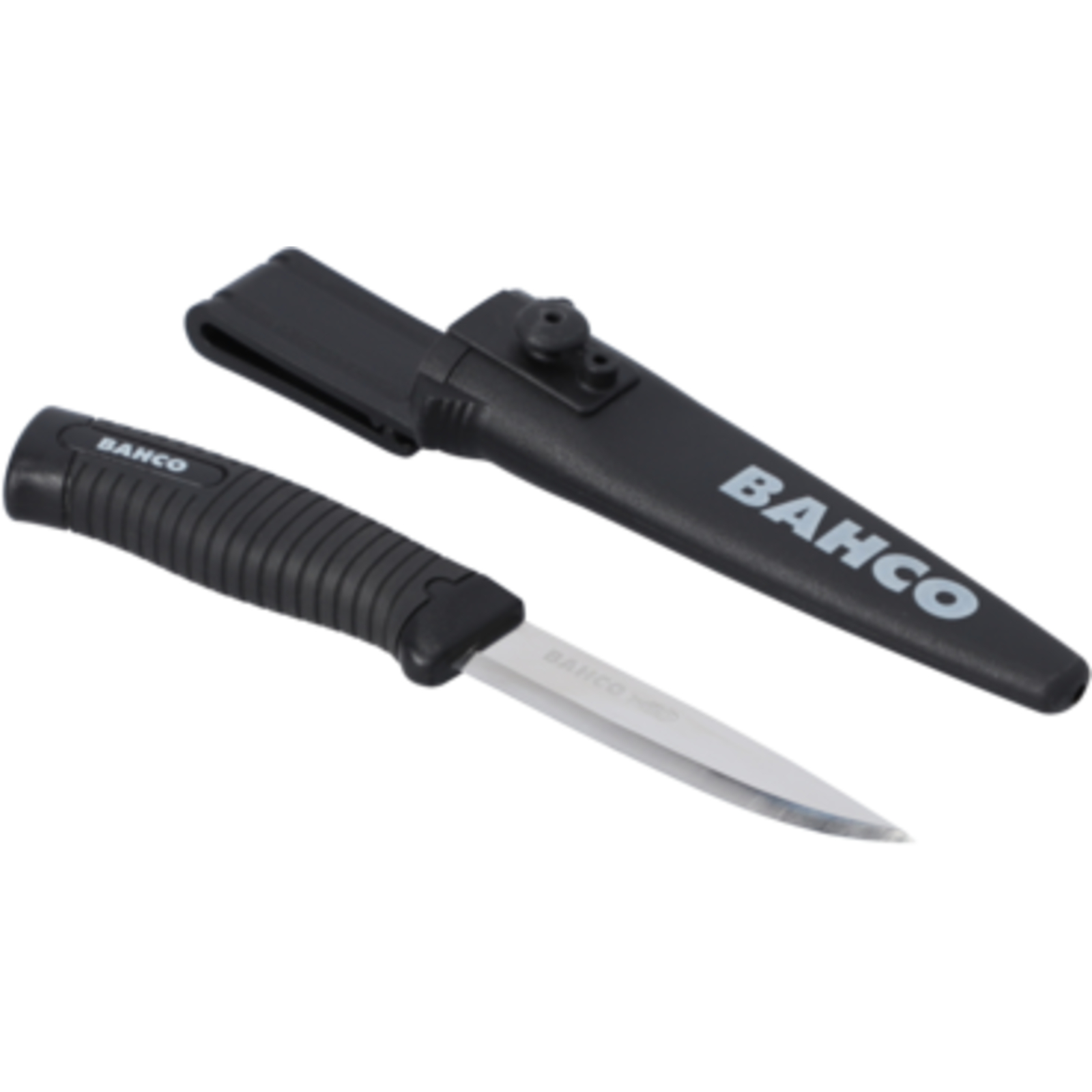 Couteaux multi-usages lame 10 cm manche vert bimatière présentoir 15 pièces BAHCO - 2446-LAP