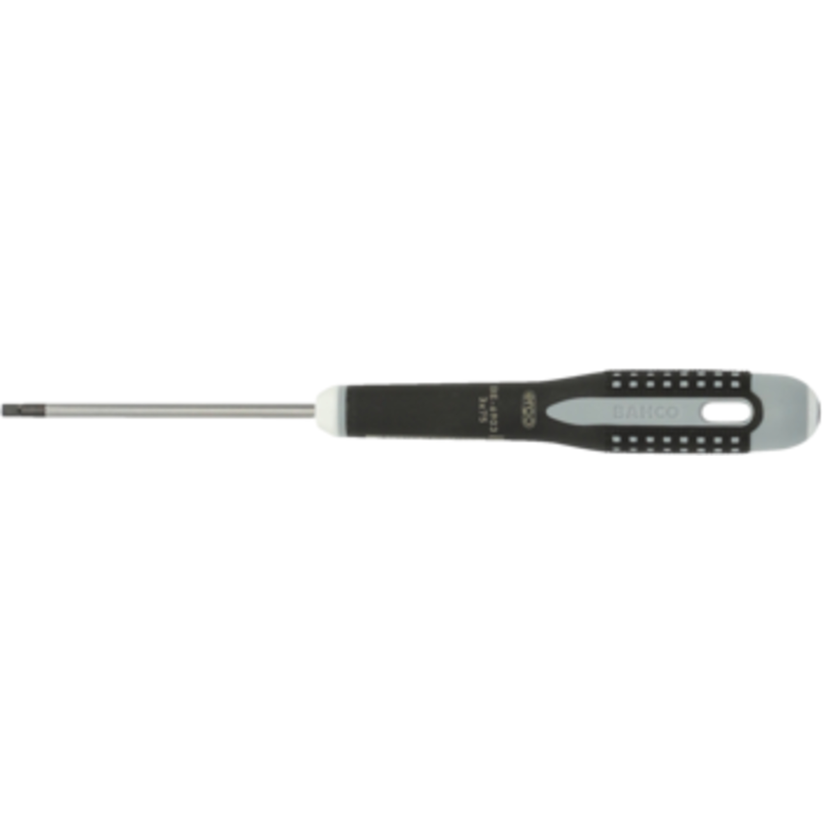 Tournevis 6 pans ERGO 3 mm x 75 mm avec poignée caoutchouc ergonomique BAHCO - BE-6903