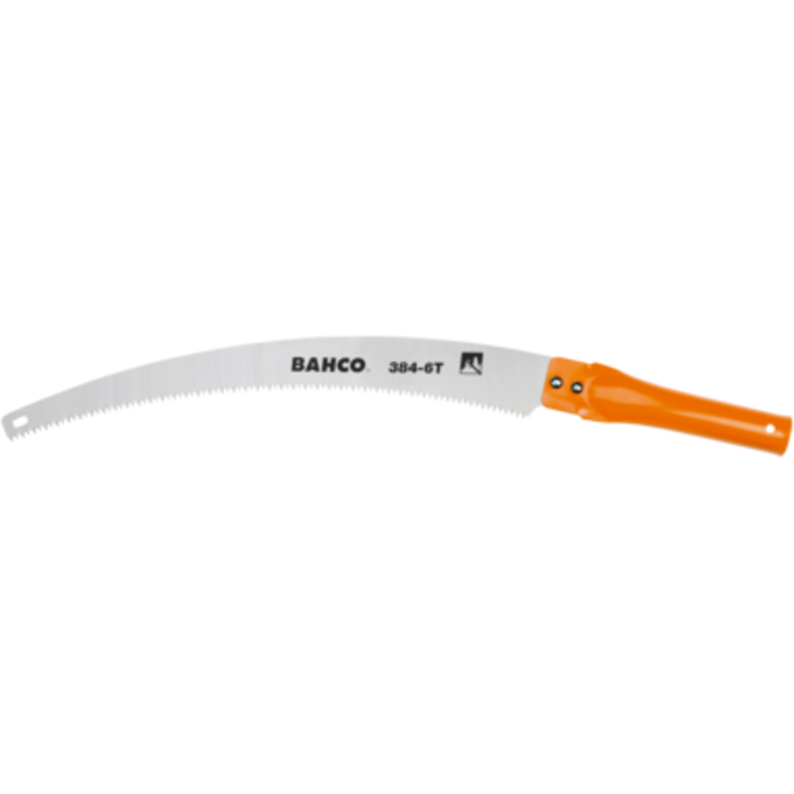 Scie arboricole trempée 6 dents 360 mm avec manche acier BAHCO - 383-6T