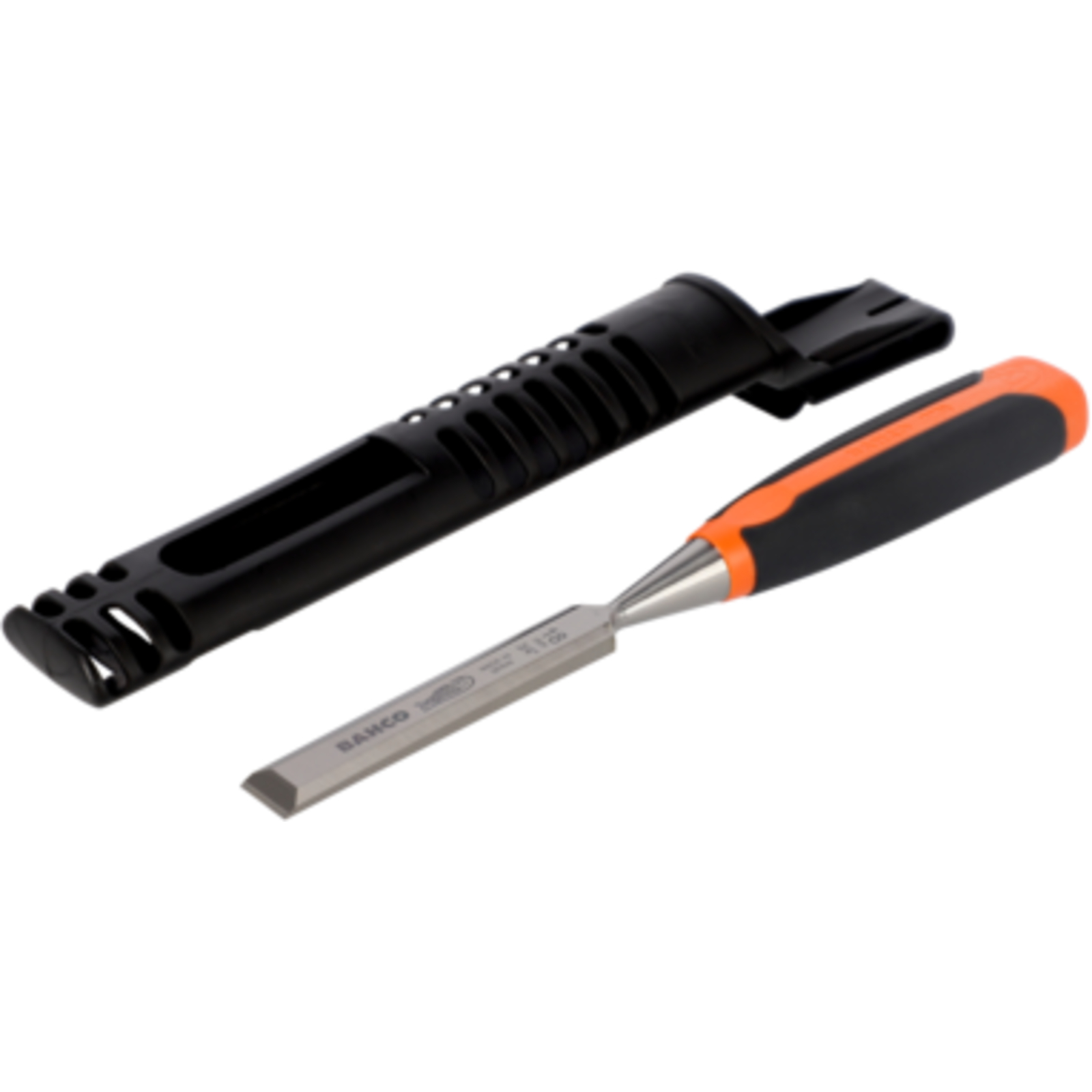 Burin bois lame 4 mm manche bi-matière caoutchouc avec étui BAHCO - 424P-4