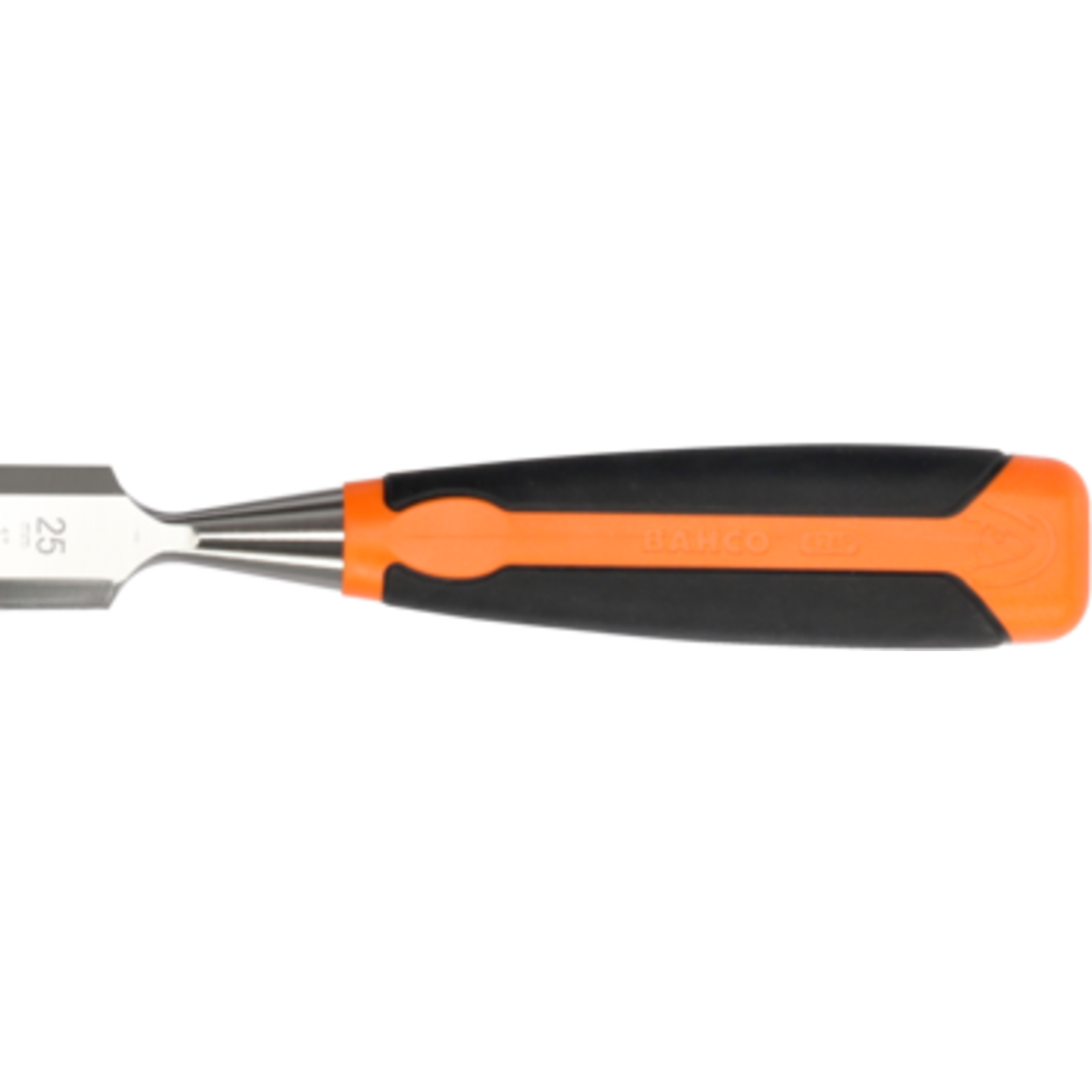 Burin bois lame 4 mm manche bi-matière caoutchouc avec étui BAHCO - 424P-4