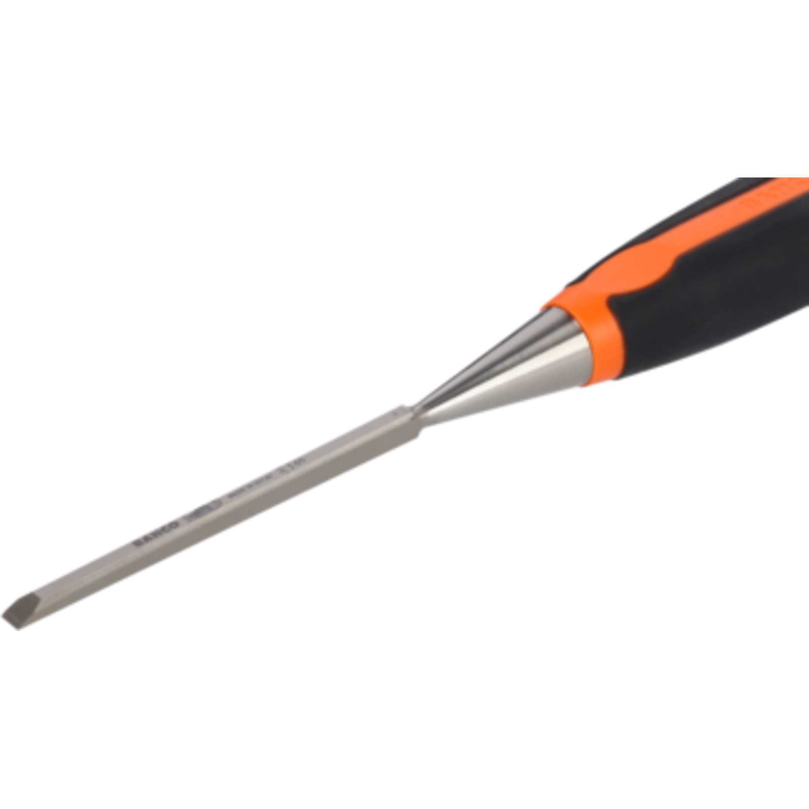 Burin bois lame 4 mm manche bi-matière caoutchouc avec étui BAHCO - 424P-4