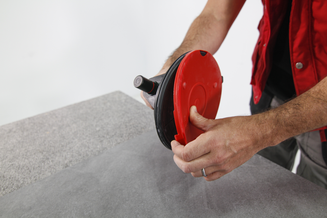 Ventouse RUBI pompe à vide 200 mm - portée 110 kg - 18919