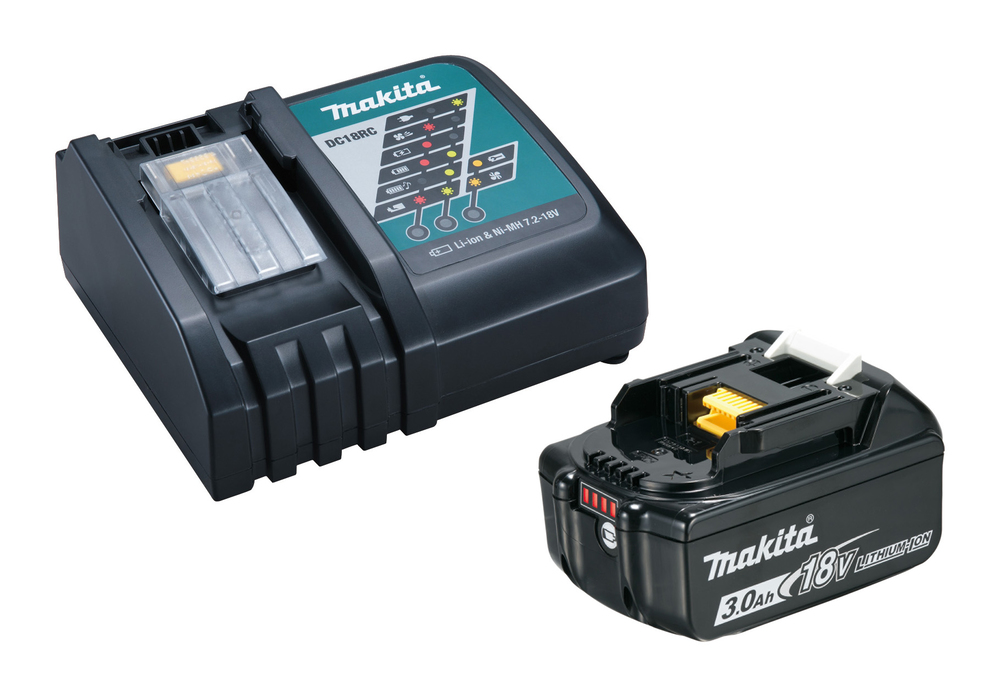 Pack 2 machines jardin taille haies + coupe herbe avec batteries 3 Ah - MAKITA - LOT0347 