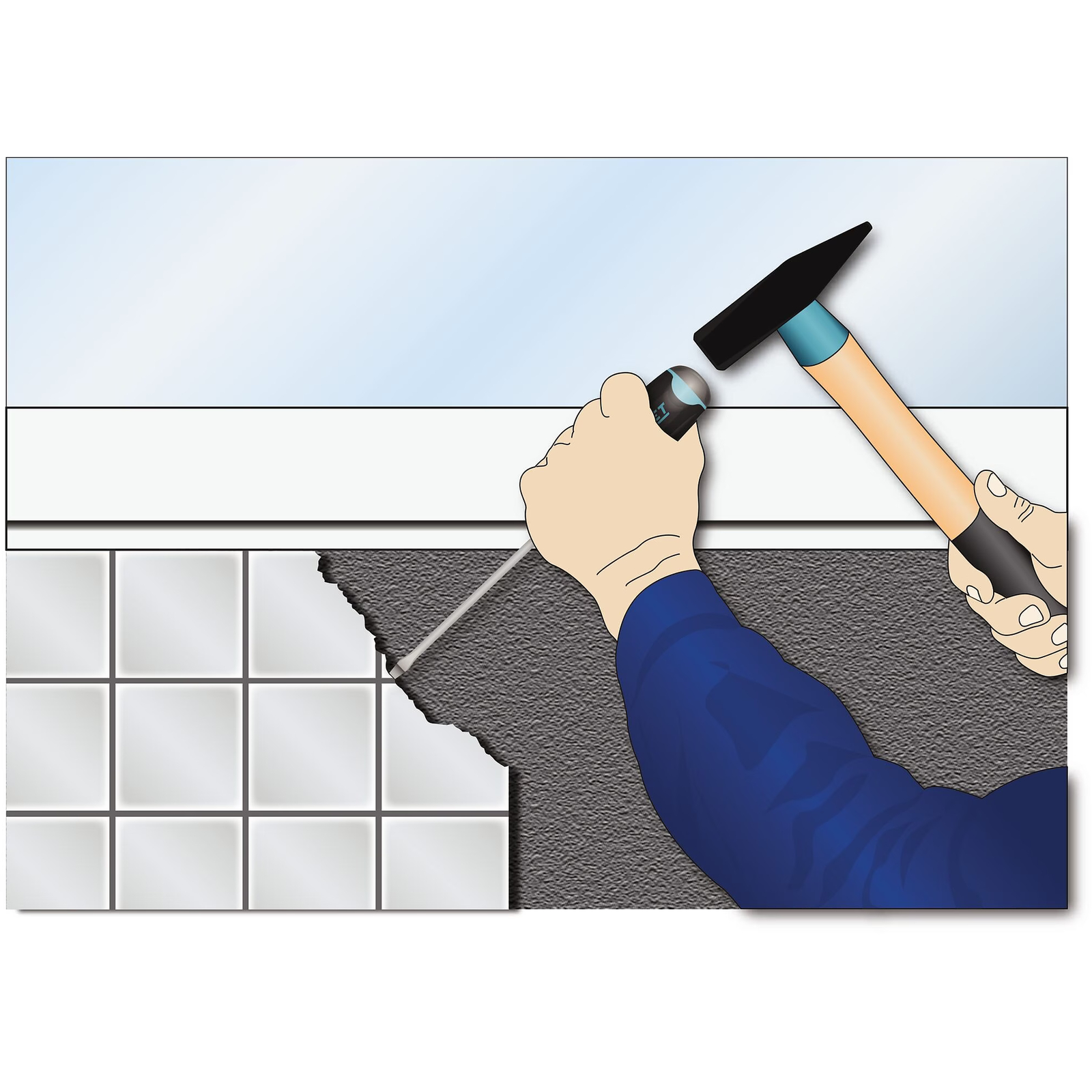 Jeu de tournevis 5 pièces profils Phillips PH1-PH2 et fente 0,8x4,5-1,2x7 manche antidérapant avec percuteur HAZET - 811S/5