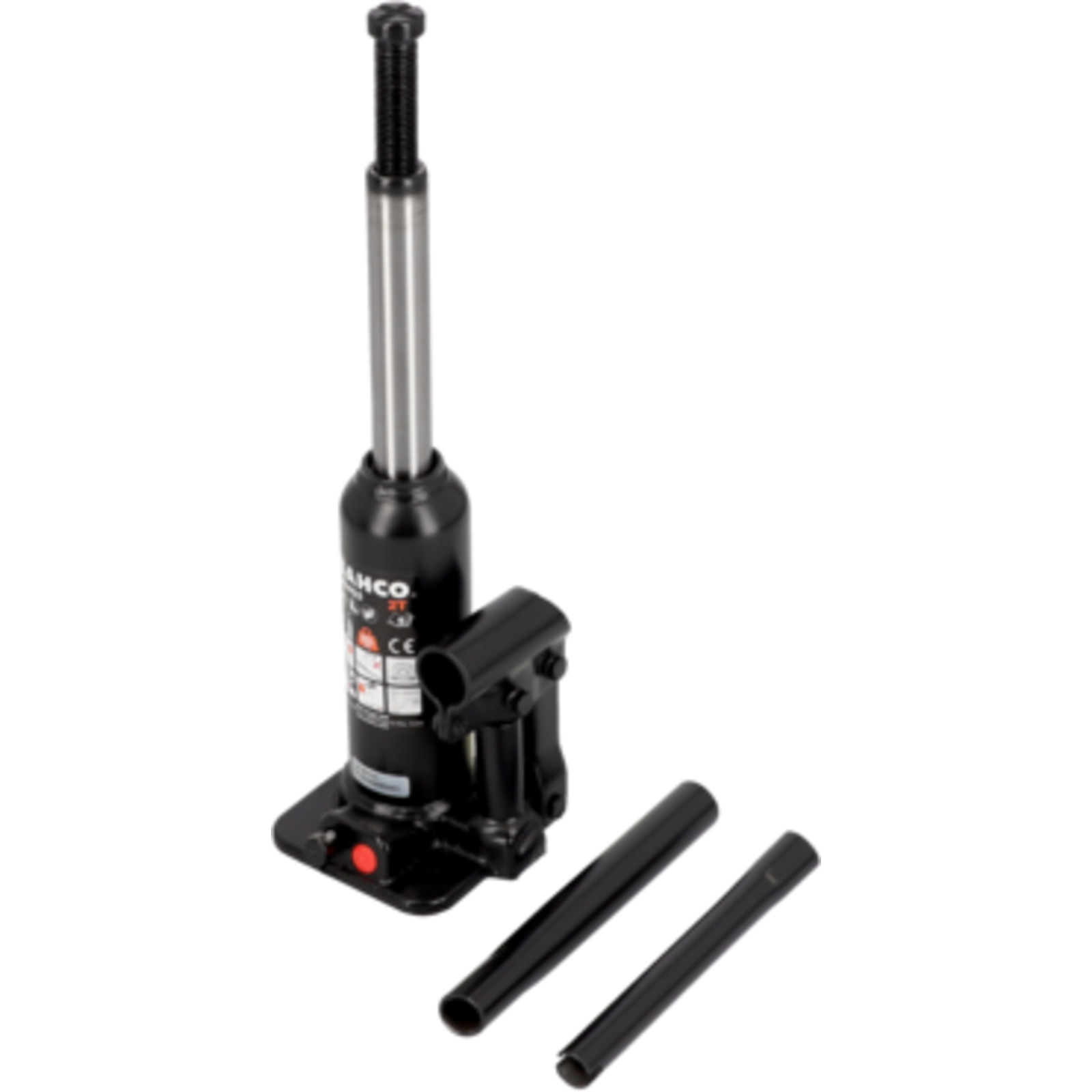 Cric bouteille hydraulique 2T 181-344 mm avec vis d'extension BAHCO - BH4G2