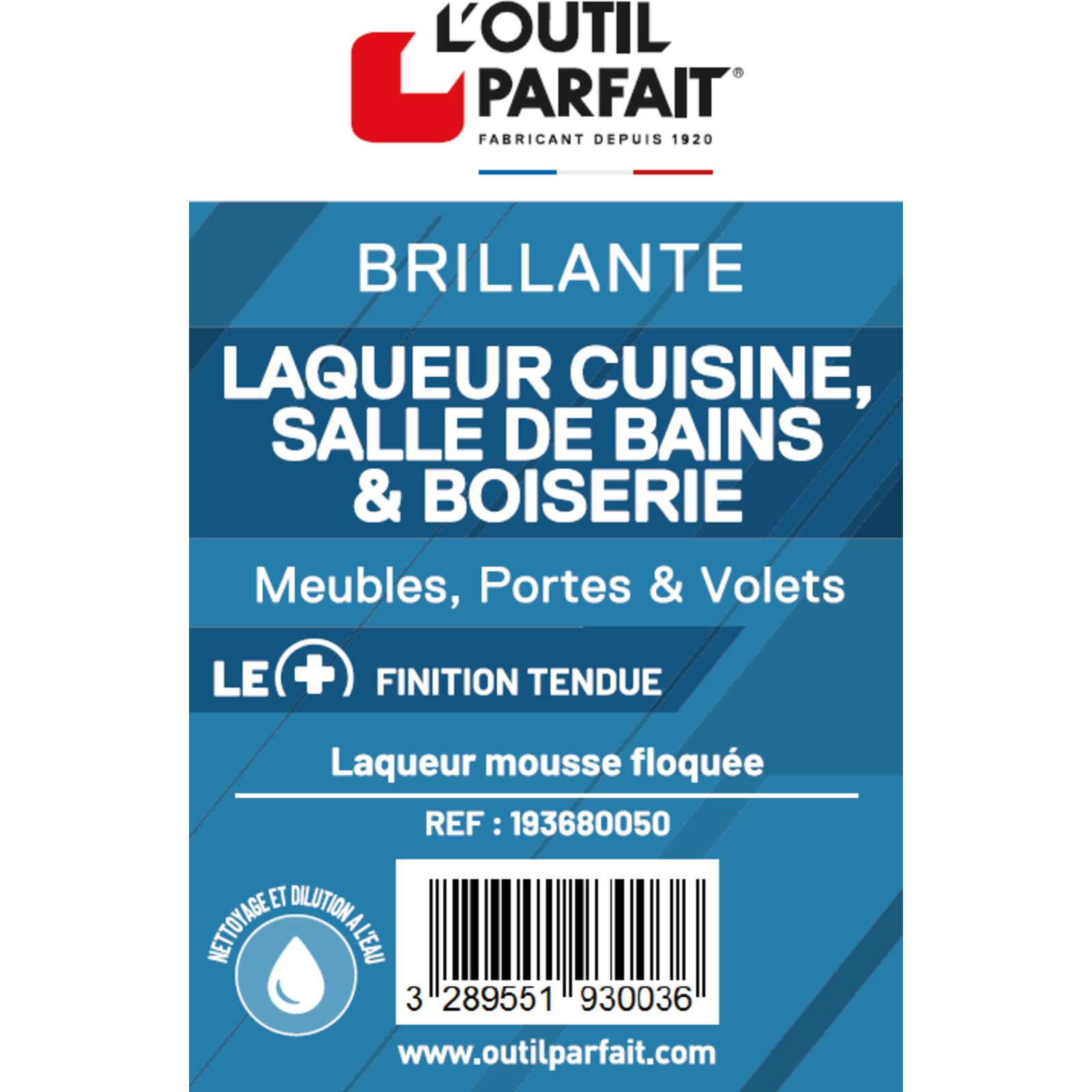 Manchons 70mm mousse floquee Lot de 2 L'OUTIL PARFAIT - 193680050