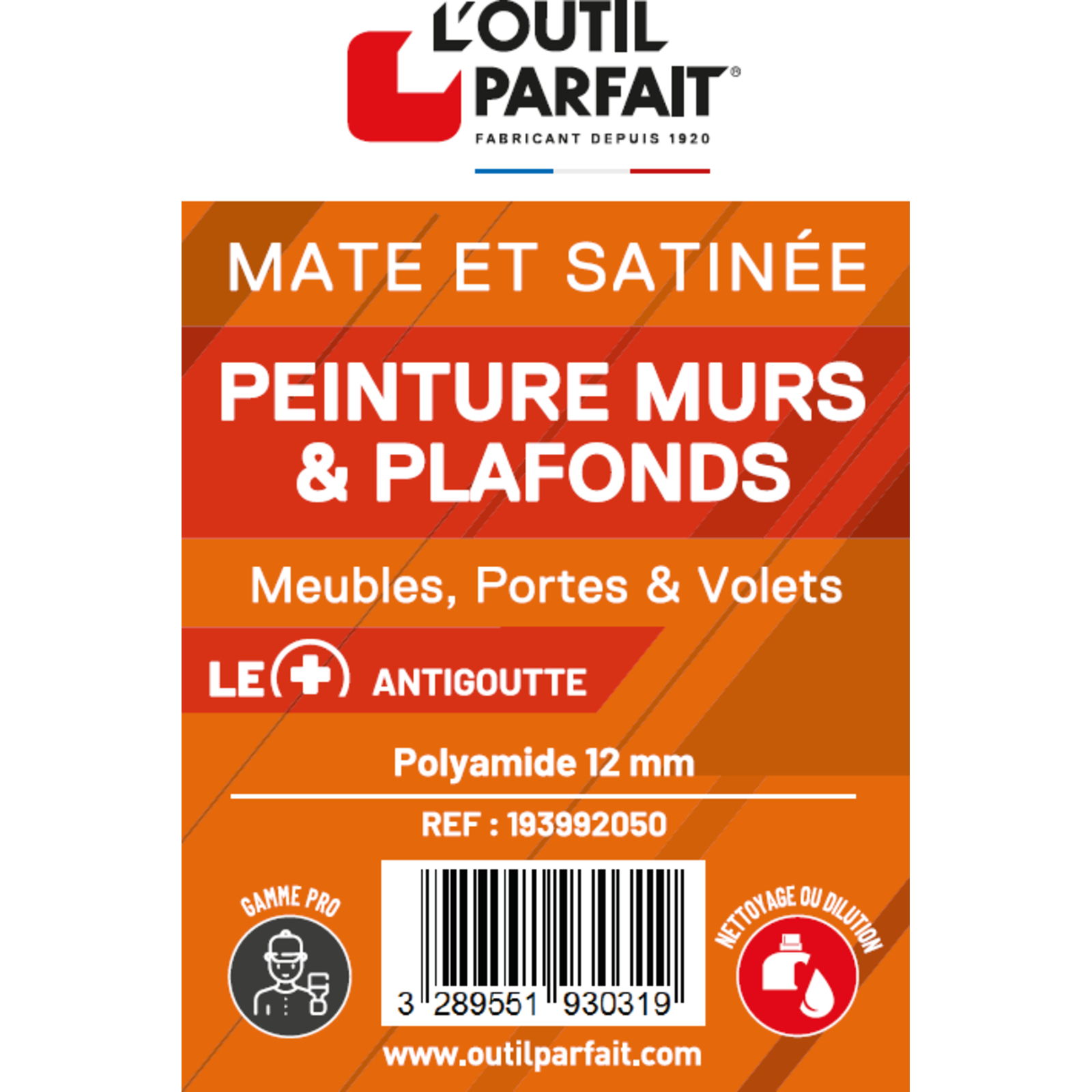Manchons 110 mm mur et plafond antigoutte Lot de 2 L'OUTIL PARFAIT - 193992110