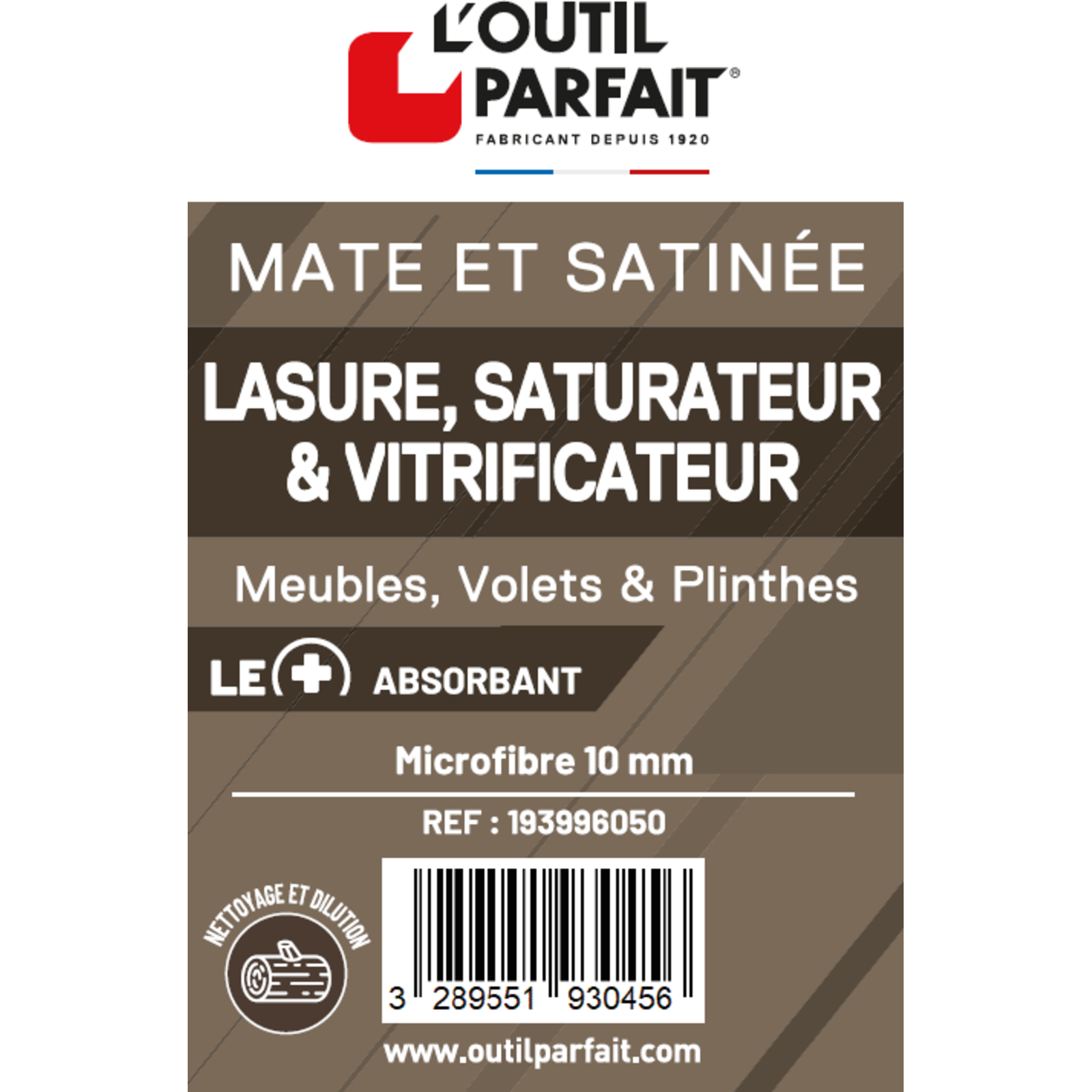 Manchons 50 traitement bois Lot de 2 L'OUTIL PARFAIT - 193996050