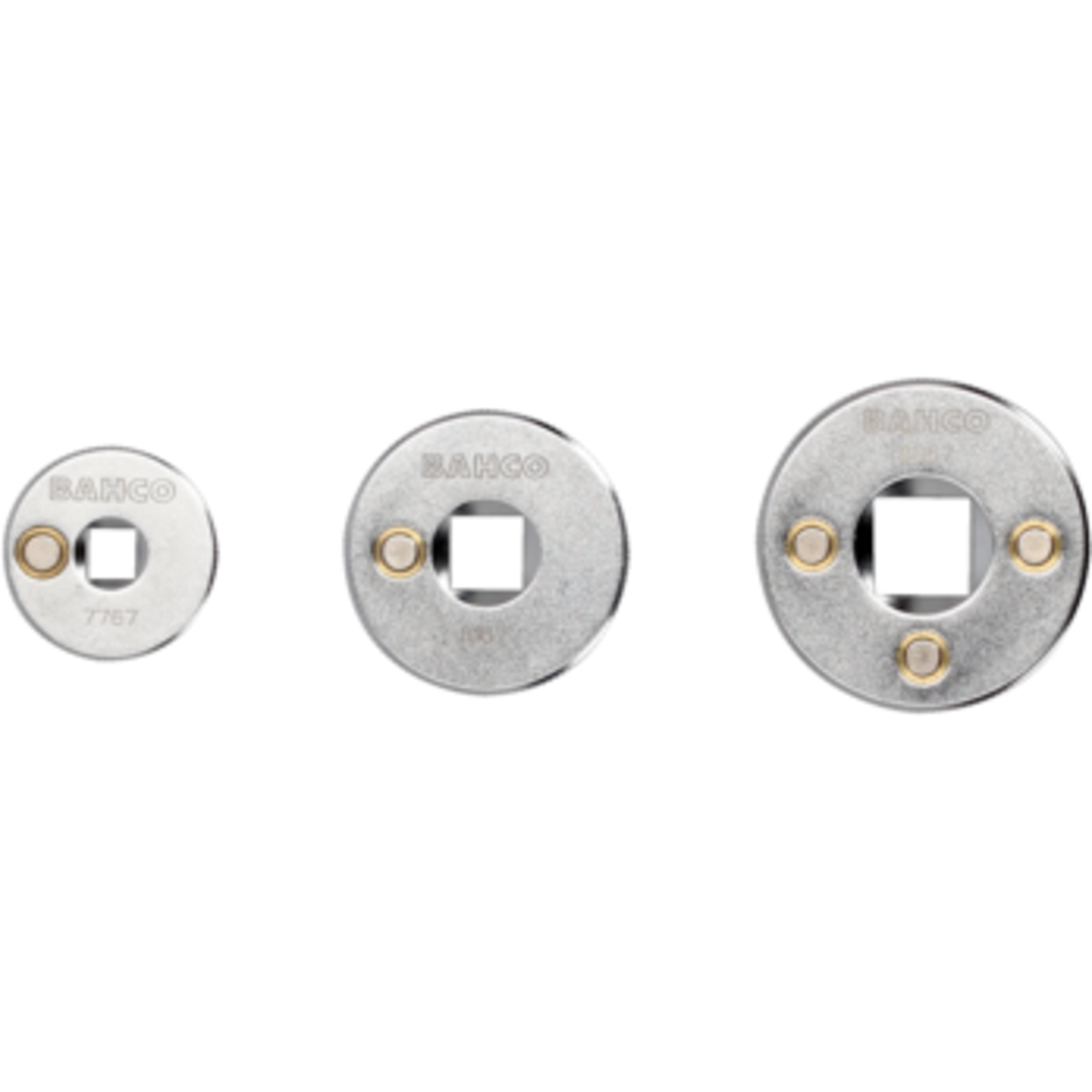 Jeu d'adaptateurs d’extension plats carré conducteur 1/4