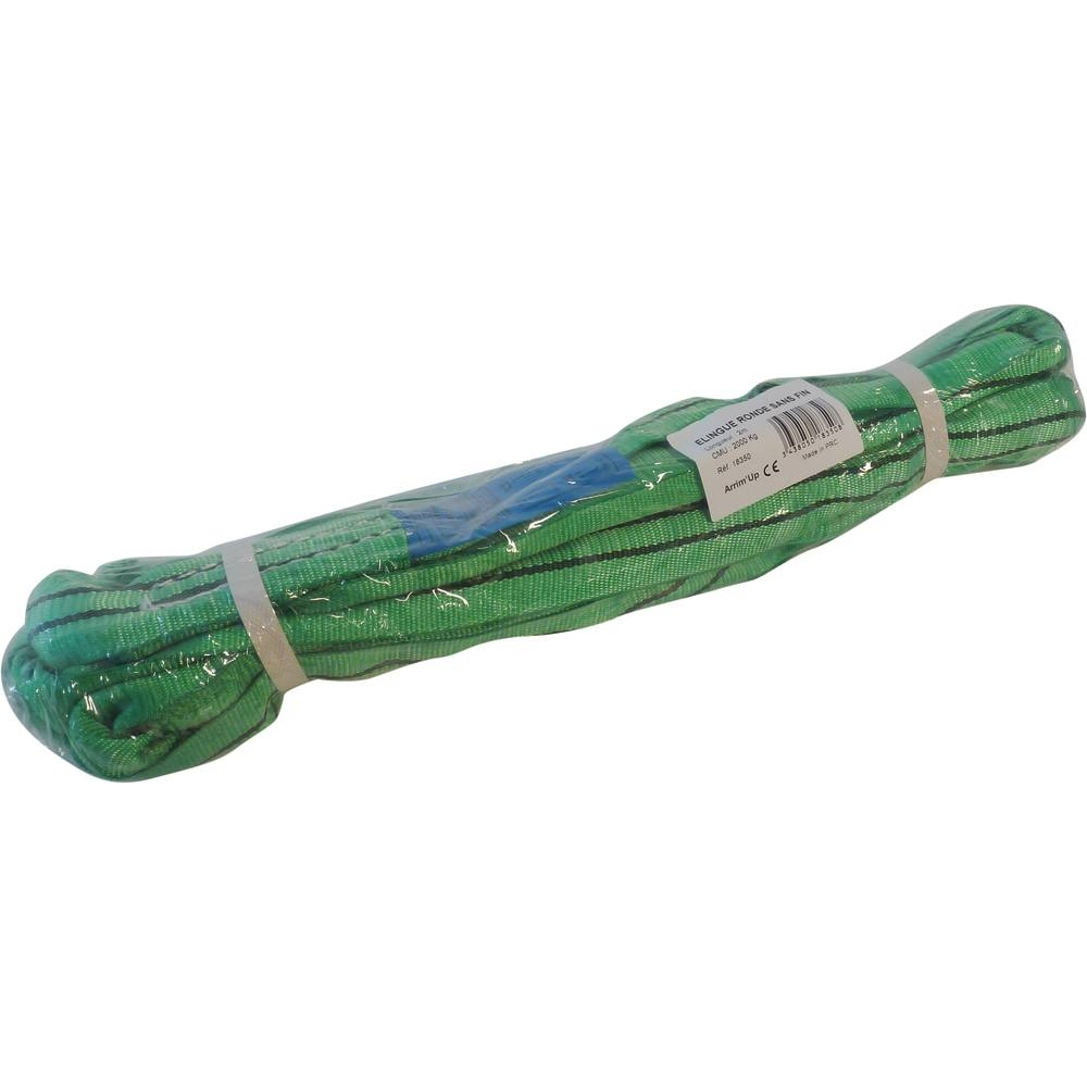ELINGUE RONDE 2T 1M SANS FIN - VERT - ARRIMUP - 19420