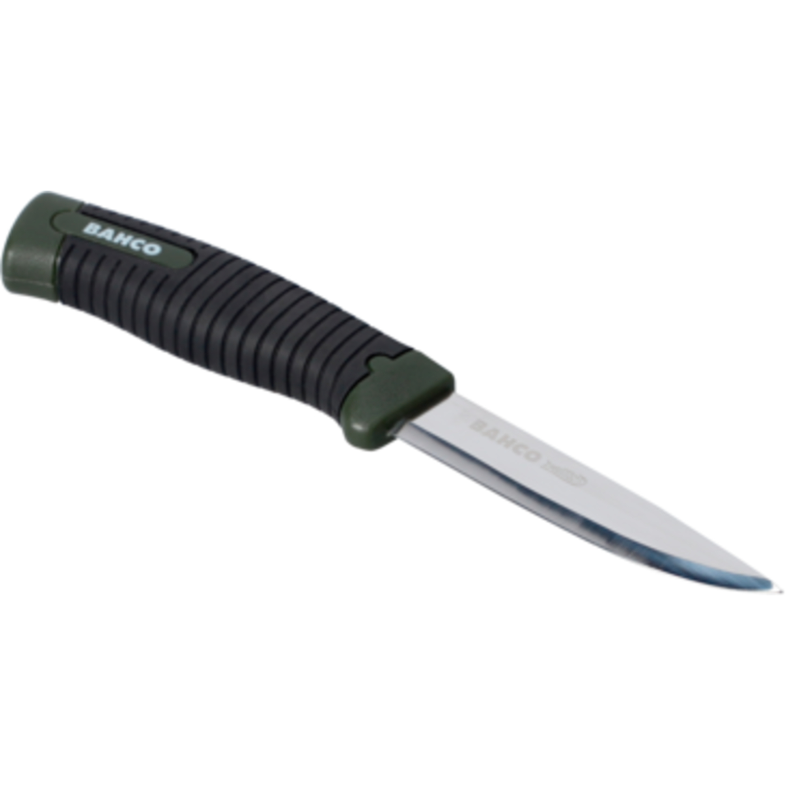 Couteaux multi-usages lame 10 cm manche vert bimatière présentoir 15 pièces BAHCO - 2446-LAP