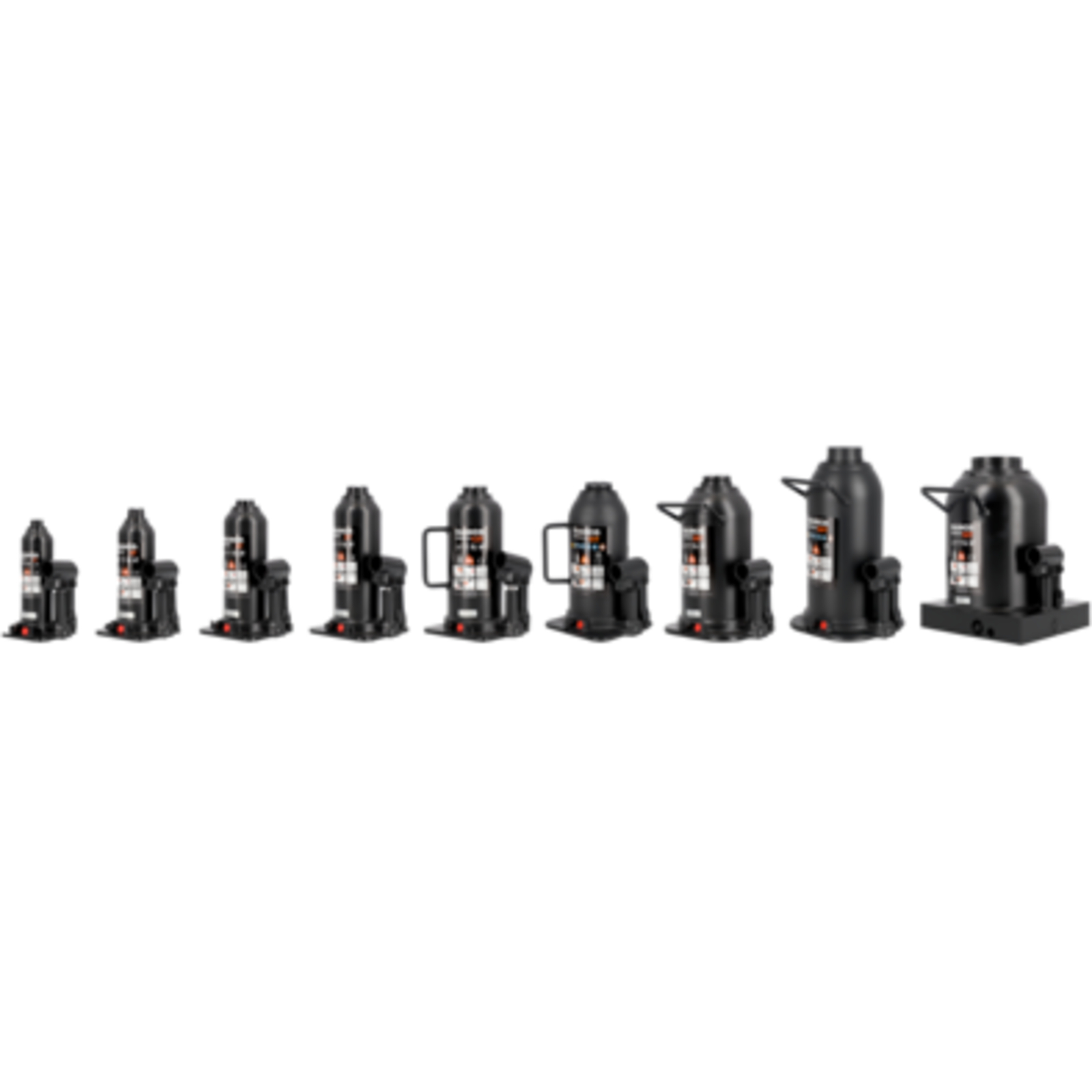 Cric bouteille hydraulique 2T 181-344 mm avec vis d'extension BAHCO - BH4G2