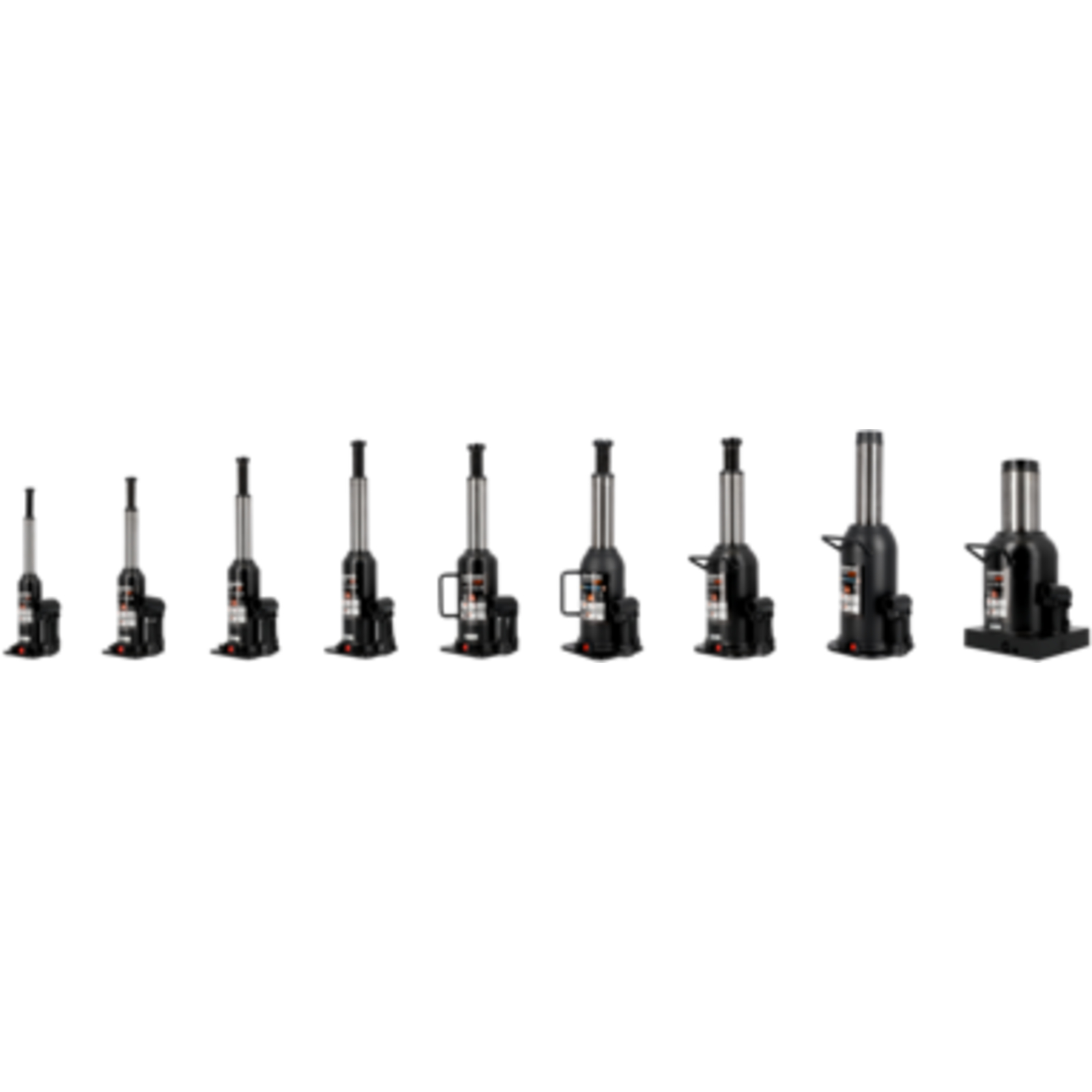 Cric bouteille hydraulique 2T 181-344 mm avec vis d'extension BAHCO - BH4G2