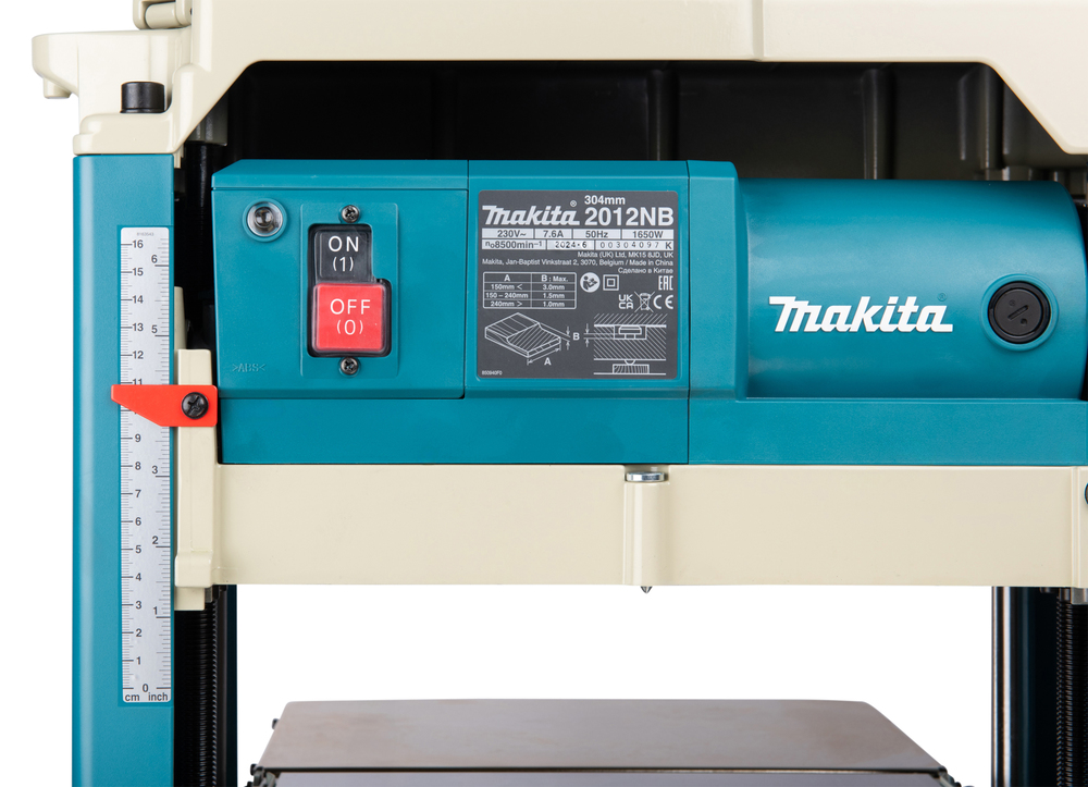 RABOTEUSE AUTOMATIQUE MAKITA 1650 W LARGEUR RABOTAGE 304 MM 2012NB