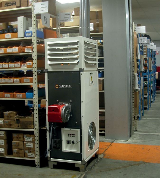 Chauffage au fuel Sovelor SP30 fixe à combustion indirecte 27,55kW - SP30