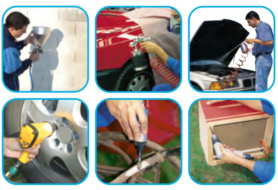 COMPRESSEUR D'AIR PRODIF 50L 8 BAR 3,5CV BI CYLINDRES V204705G