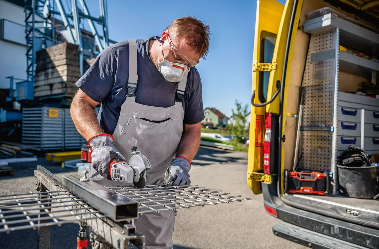 Pack FLEX 3 machines meuleuse, perforateur, perceuse 3 batteries + chargeur + sac 921134 