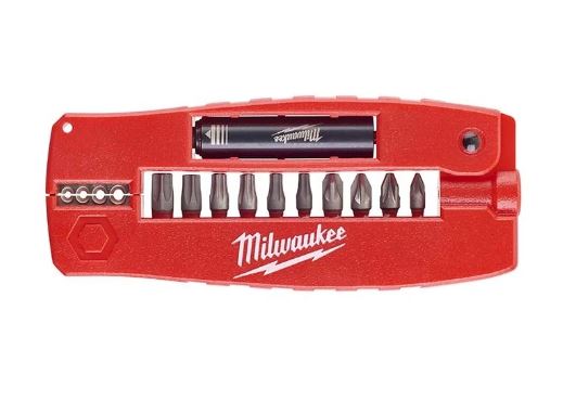 KIT TOURNEVIS SHOCKWAVE 12 PIÈCES MILWAUKEE ACCESSOIRES 4932430910