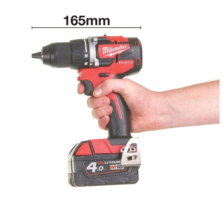 Perceuse visseuse 18V MILWAUKEE 60 Nm sans batterie M18 CBLDD-0X - 4933464555