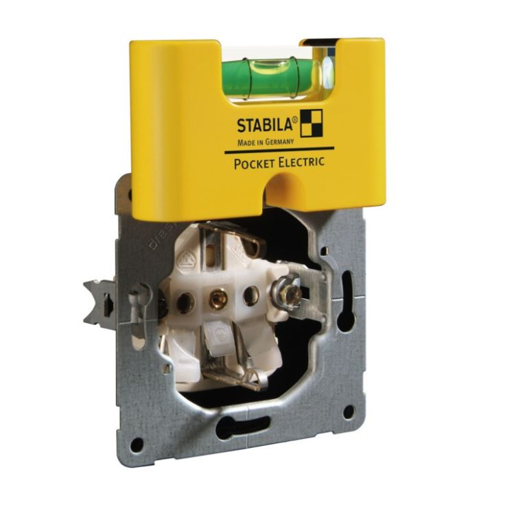 Niveau à bulle de poche 70 mm pour électricien STABILA - 18115