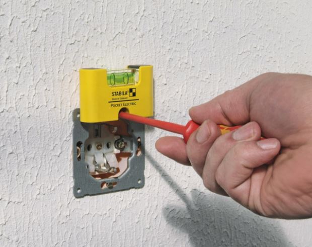 Niveau à bulle de poche 70 mm pour électricien STABILA - 18115