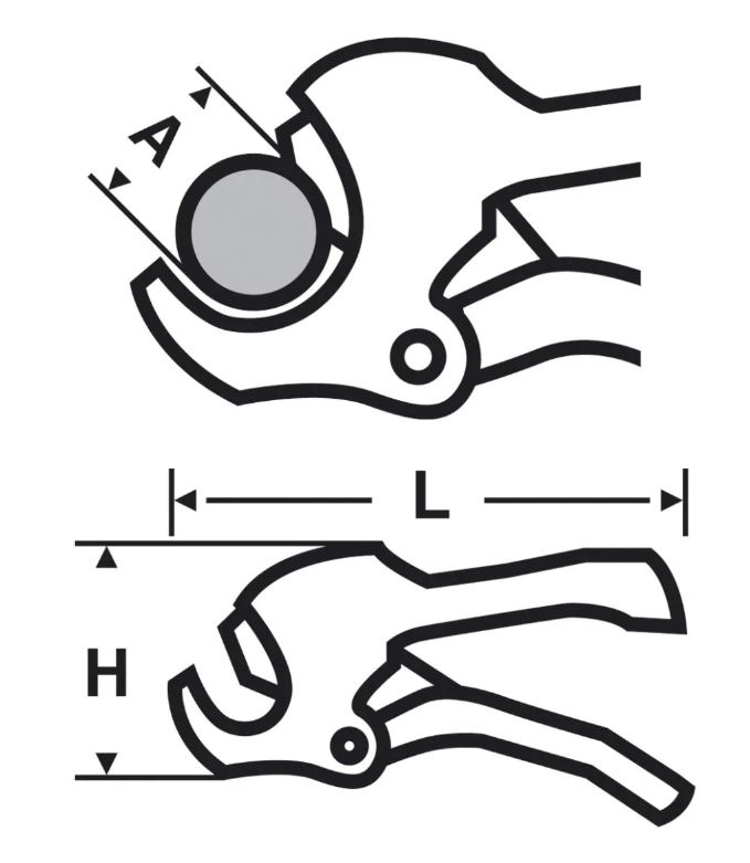 LOT COUPE TUBE PLAST PC42 + CLE A BONDE VIRAX