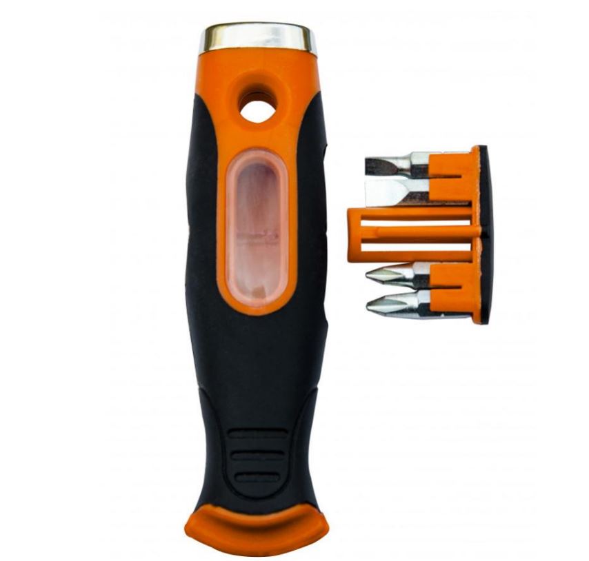 COUTEAU À ENDUIRE AMÉRICAIN 15 CM - AVEC 4 EMBOUTS AMOVIBLES - EDMA - 169255