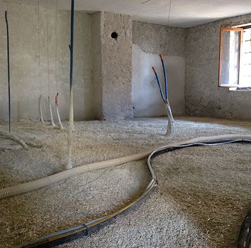 Ensemble à projeter le chanvre COMPACT-PRO 35-164/2 et lance ø 50 EUROMAIR - EC3051