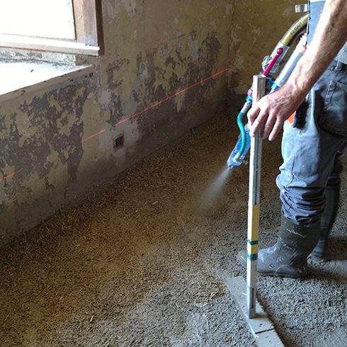 Ensemble à projeter le chanvre COMPACT-PRO 35-164/2 et lance ø 50 EUROMAIR - EC3051