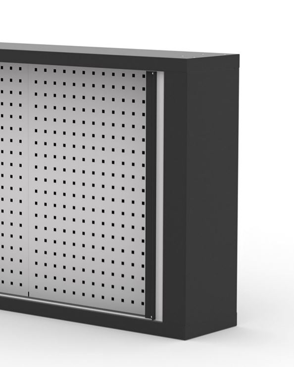 ARMOIRE MURALE D'OUTILLAGE SORI À RIDEAU LG 2000 MM - AR2000