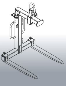 Lève-palette EICHINGER écartement et hauteur réglable 600 Kg - 10561
