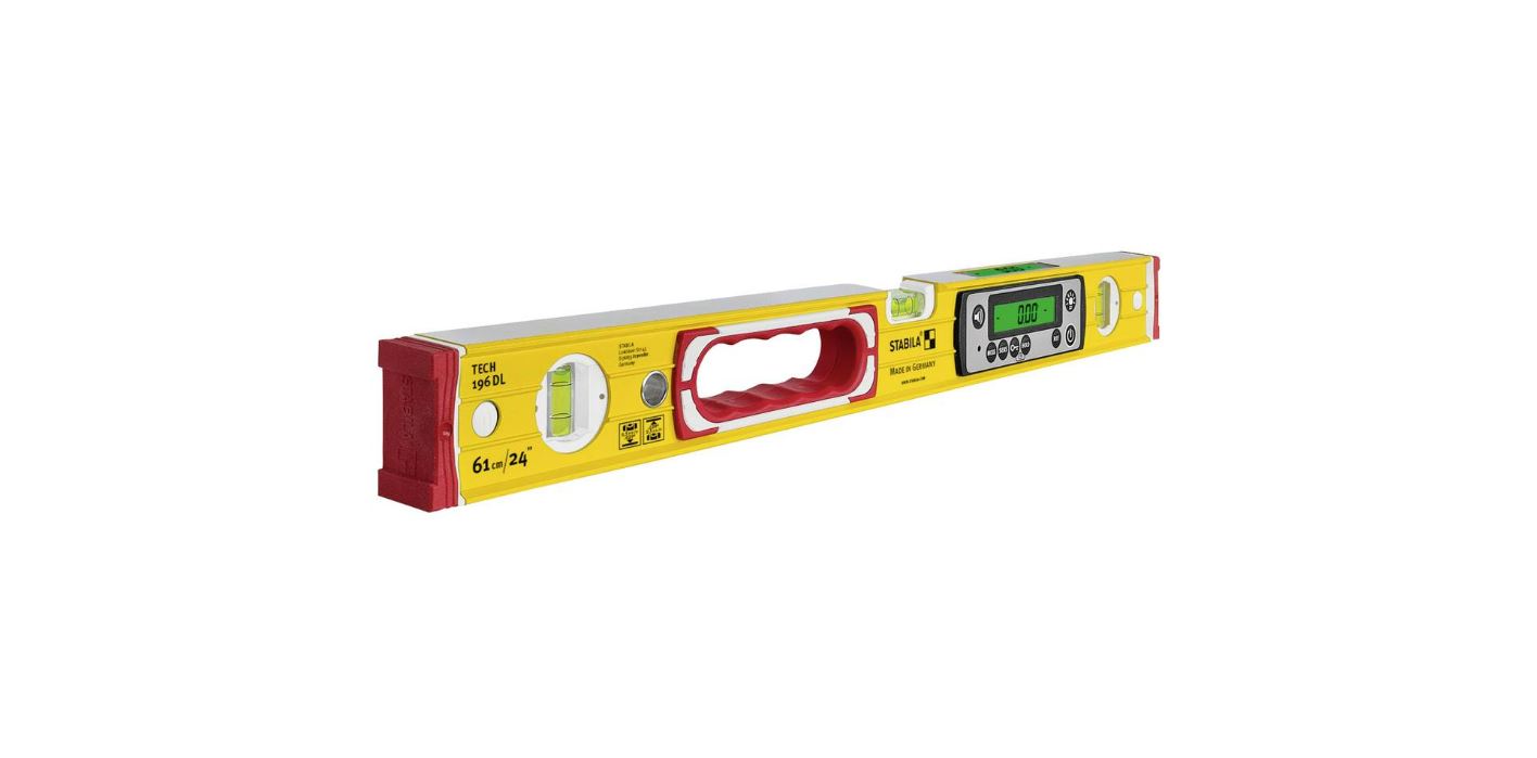 Niveau à bulle numérique STABILA TECH 196 DL - 40cm avec sacoche - 19830
