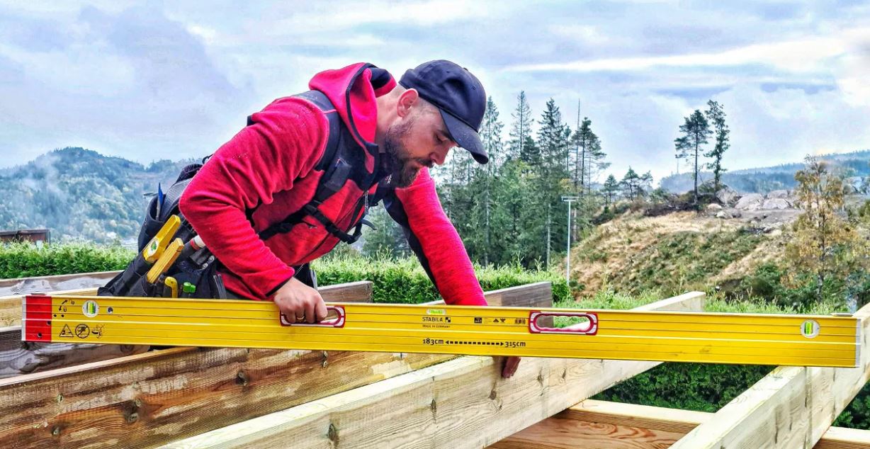 Niveau à bulle télescopique STABILA Type 106 T, longueur 183–315 cm - 17708