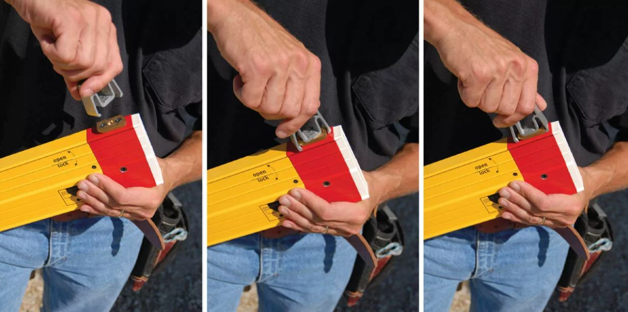 Niveau à bulle télescopique STABILA Type 106 T, longueur 183–315 cm - 17708