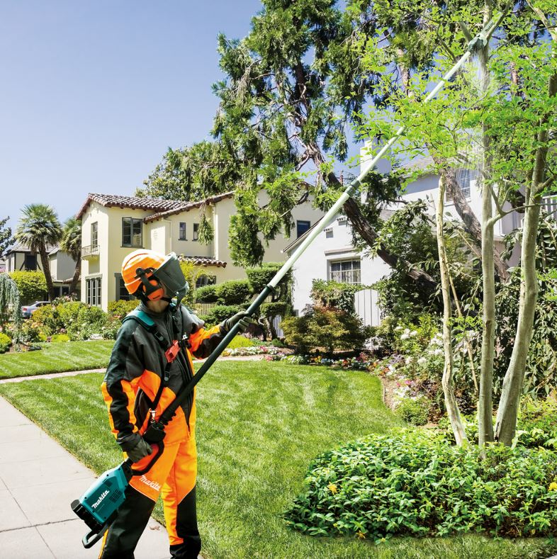 Tronçonneuse d'élagage à perche télescopique Makita 36 V = 2 x 18 V Li-Ion 30 cm sans batterie DUA301Z