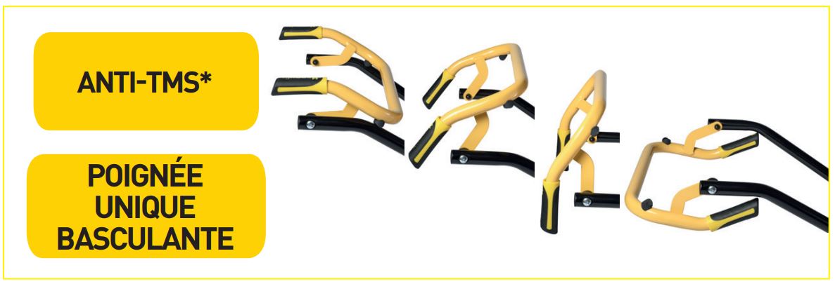 Brouette 120L ANTI TMS Haemmerlin EXPERT RÉNO UP galvanisée roues gonflées - 305257001