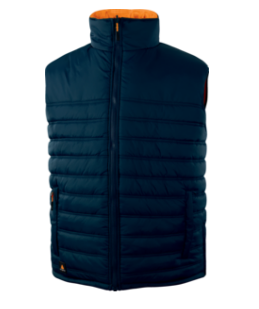 Gilet haute visibilité sans manches réversible orange DELTA PLUS - FIDJ3HVOR